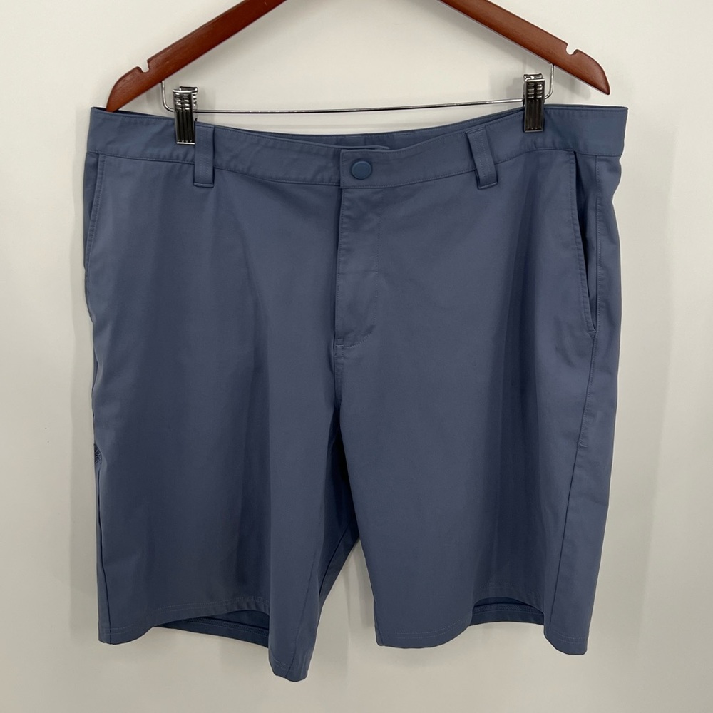 Rhone blue active golf shorts